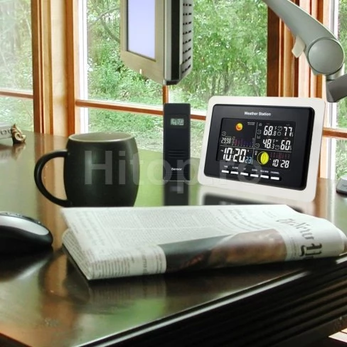 Stație meteo wireless pentru temperatură și umiditate cu 2 senzori Stație meteo wireless pentru temperatură și umiditate cu 2 senzori