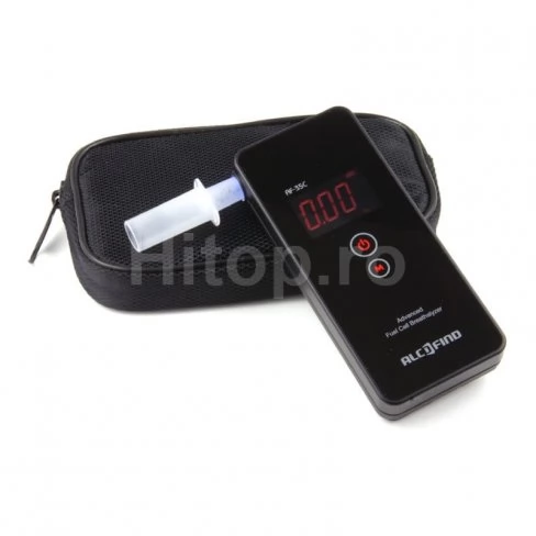 Breathalyzer profesional pentru alcool cu 50 de muștiucuri, carcasă și calibrare