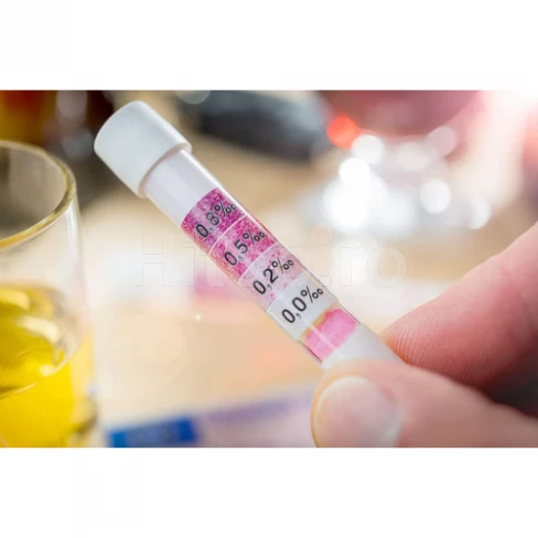 Test alcoolscopic certificat cu utilizare unică - pachet de 10