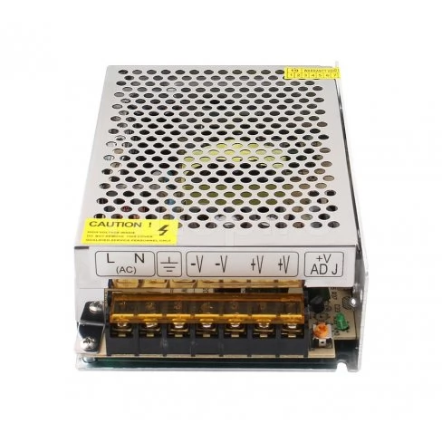 Sursă de alimentare pentru bandă LED 12VDC, 200W, 17A, carcasă metalică standard