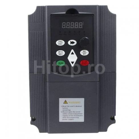 Convertor de frecvență intrare 220V, ieșire 3 x 220V, 7.5KW pentru motoare trifazate