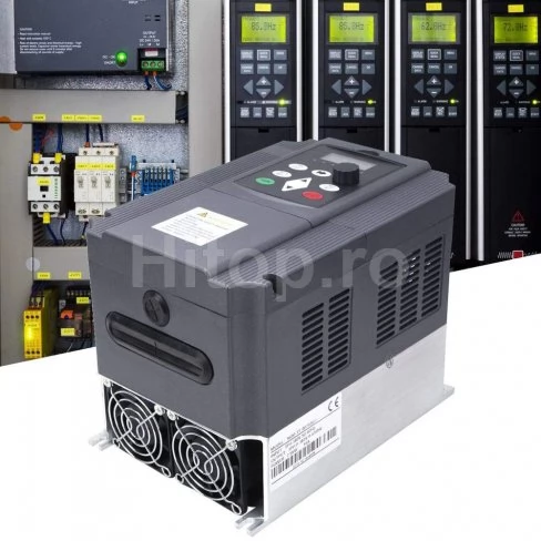 Convertor de frecvență intrare 220V, ieșire 3 x 220V, 7.5KW pentru motoare trifazate