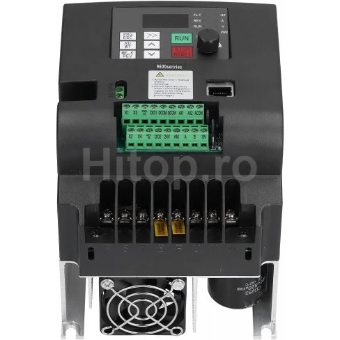 Convertor de frecvență intrare 220V, ieșire 3 x 220V, 4KW, 16A, pentru motoare trifazate