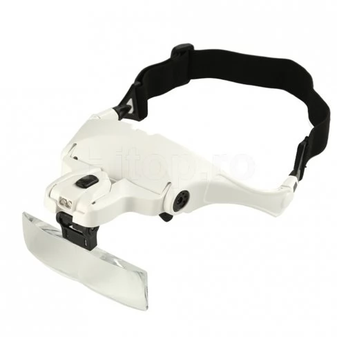 Lupe de cap 1.0x, 1.5x, 2.0x, 2.5x, 3.5x cu iluminare LED Lupe de cap 1.0x, 1.5x, 2.0x, 2.5x, 3.5x cu iluminare LED