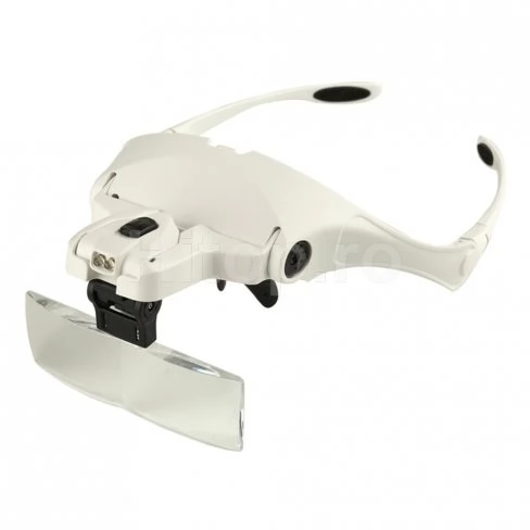 Lupe de cap 1.0x, 1.5x, 2.0x, 2.5x, 3.5x cu iluminare LED Lupe de cap 1.0x, 1.5x, 2.0x, 2.5x, 3.5x cu iluminare LED