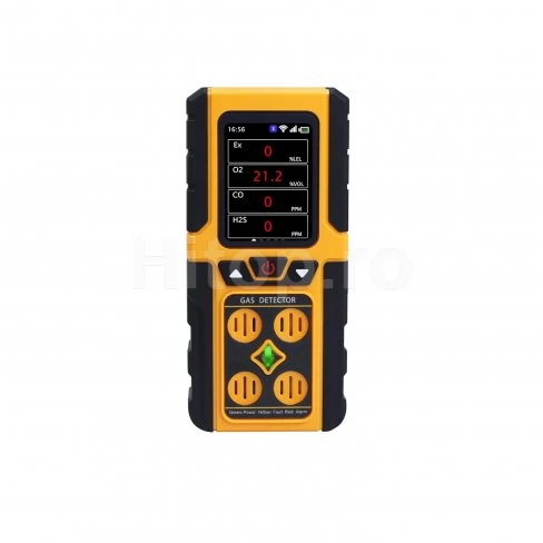 Detector portabil de scurgeri pentru gaze, metan, oxigen, monoxid de carbon, hidrogen sulfurat Detector portabil de scurgeri pentru gaze, metan, oxigen, monoxid de carbon, hidrogen sulfurat