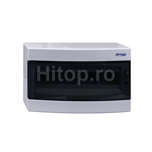 Tablou electric de apartament, montaj aparent, 1 rând, 18 module, IP40 – BK080104