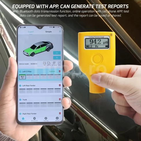 Autobarometru cu interval 0-3500 μm, conexiune bluetooth cu software