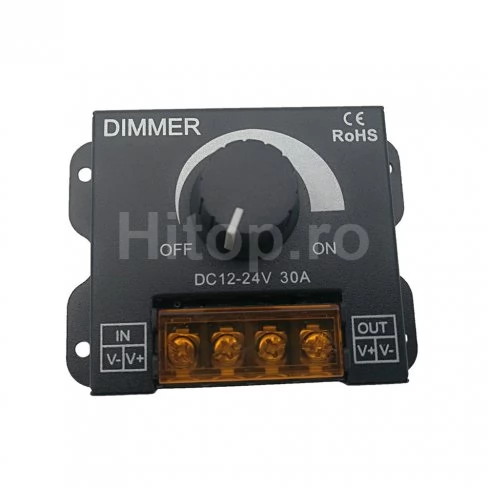 Dimmer pentru benzi cu LED-uri 12-24V 30A dimmer pentru iluminat