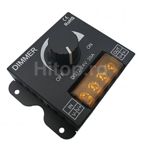 Dimmer pentru benzi cu LED-uri 12-24V 30A dimmer pentru iluminat