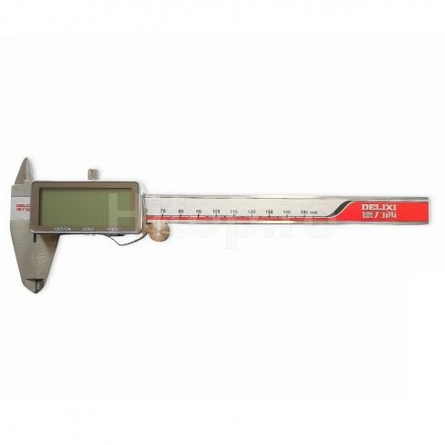 Delixi Calibru metalic 150mm cu afișaj LCD metalic foarte mare