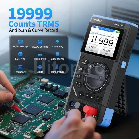 FNIRSI DST-210 Multimetru, osciloscop și generator de semnal FNIRSI DST-210 multimetru osciloscop și generator de semnal