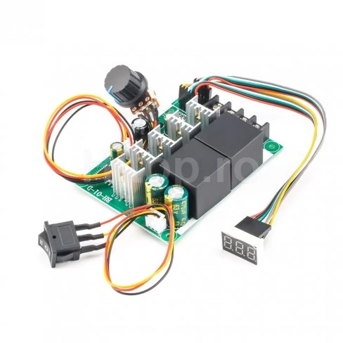 Regulator de viteză cu redresor PWM de la 10 la 55 volți 60A