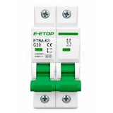 Întrerupător automat, MCB, DC 500V, 20A pentru sisteme fotovoltaice Întrerupător automat, MCB, DC 500V, 20A pentru sisteme fotovoltaice
