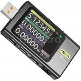 Tester USB FNIRSI FNB58 cu Bluetooth Măsurare tensiune și curent