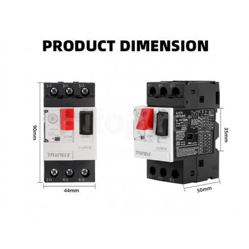 Protecție magnetotermică motor GV2ME07, 1,6–2,5 A, 3P, 690 V – Taxnele