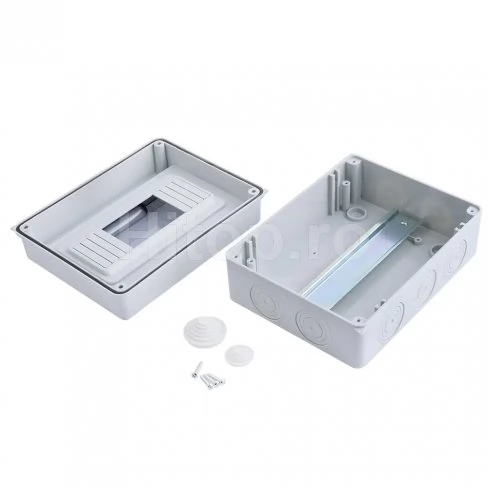 Cutie de conexiuni pentru montaj exterior IP65 pentru 8 poziții