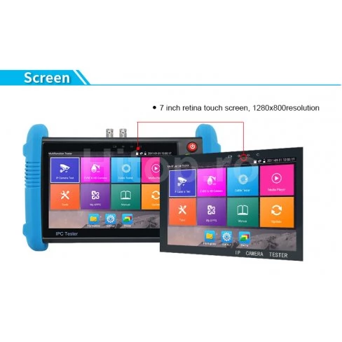 Tester profesional pentru camere CCTV IPC-9800ADH Plus cu Android și multe extra