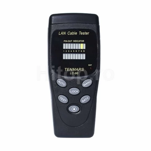 Tester de cablu pentru RJ45/RJ11, cablu AT, T258A, cabluri EIA/TIA 568A/568B