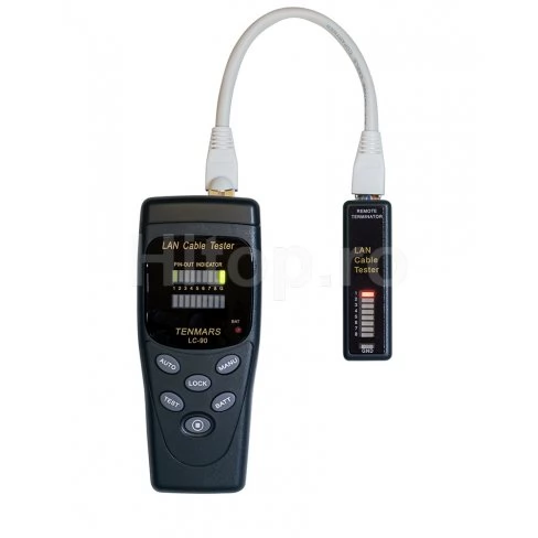 Tester de cablu pentru RJ45/RJ11, cablu AT, T258A, cabluri EIA/TIA 568A/568B