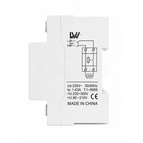 Releu multifuncțional de protecție tensiune și curent 63A LWGQ-63N