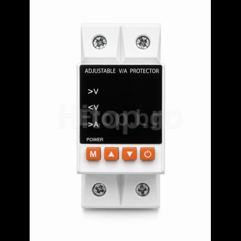 Releu inteligent de protecție la supratensiune, subtensiune și supracurent, 63A, 220V, afișaj digital, șină DIN