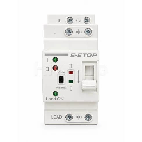 Întrerupător automat, E-ETOP, întrerupător inteligent, monofazat, AC220V, 80A LWQ3-80A-2P