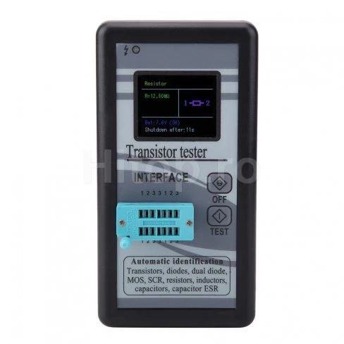 Tester multifuncțional pentru tranzistori, diode, tiristoare, condensatori, rezistențe inductanță MOSFET ESR LCR meter