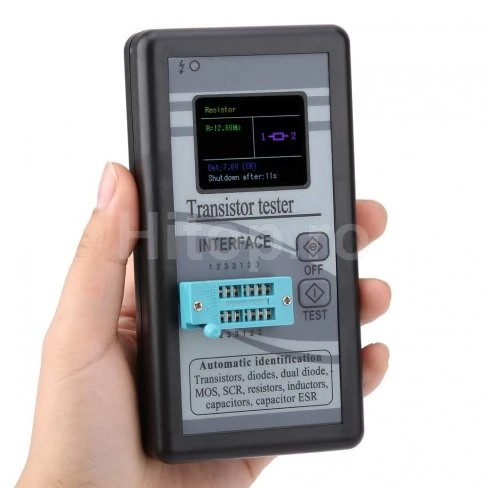 Tester multifuncțional pentru tranzistori, diode, tiristoare, condensatori, rezistențe inductanță MOSFET ESR LCR meter