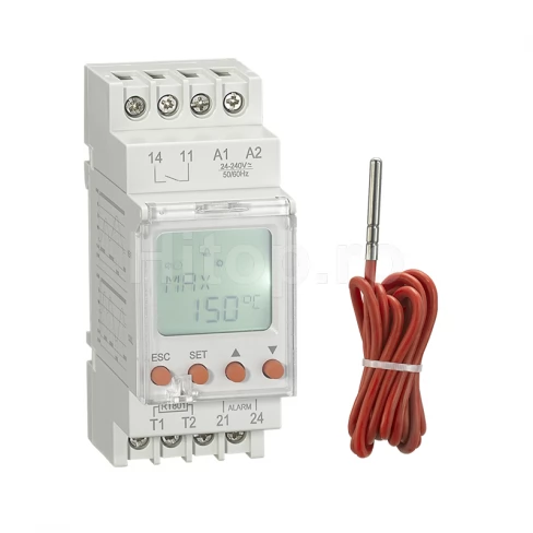 Termostat Reletek RD-RTS130 AC/DC, șină DIN, -25°C până la +130°C Termostat Reletek RD-RTS130 AC/DC, șină DIN, -25°C până la +130°C