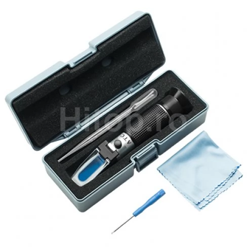 Refractometru pentru antigel, electrolit, lichid ștergător și Adblue