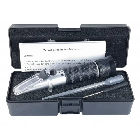 Refractometru pentru antigel, electrolit, lichid ștergător și Adblue