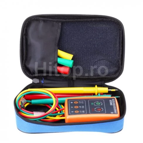 Contor de secvență de fază cu indicator LED Contor de secvență de fază cu indicator LED