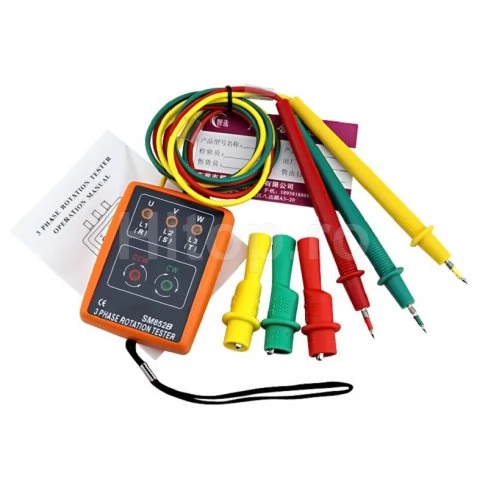 Contor de secvență de fază cu indicator LED Contor de secvență de fază cu indicator LED
