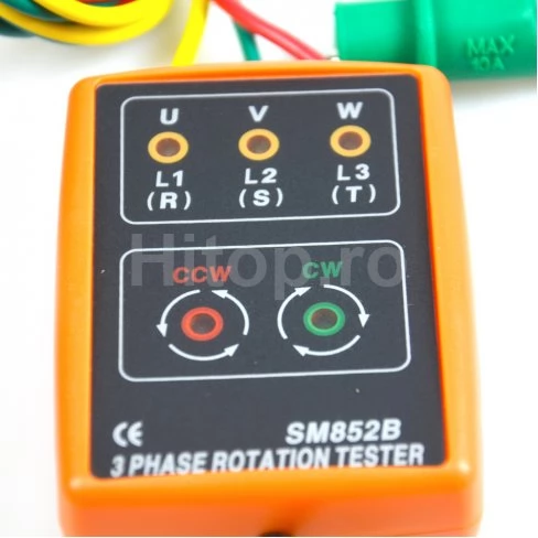 Contor de secvență de fază cu indicator LED Contor de secvență de fază cu indicator LED