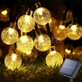 Lampă solară impermeabilă D17mm pentru patio, decorare, petrecere în grădină 7 metri