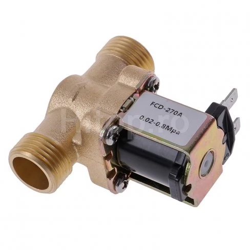 Electrovalvă 1/2 normal închisă 220V corp metalic