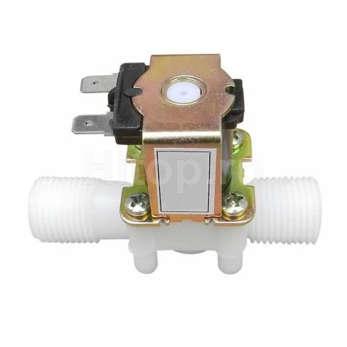 Supapă electromagnetică 1/2 normal închisă 12V corp plastic