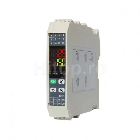 Controler de temperatură PID TK6D-14RV cu RS485, pentru șină DIN Controler de temperatură PID TK6D-14RV cu RS485, pentru șină DIN