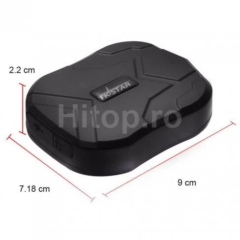 GPS tracker auto cu baterie și urmărire în timp real