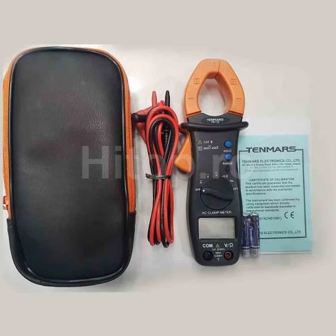 Tenmars AC/DC V, AC A, rezistență, frecvență, certificat de calibrare