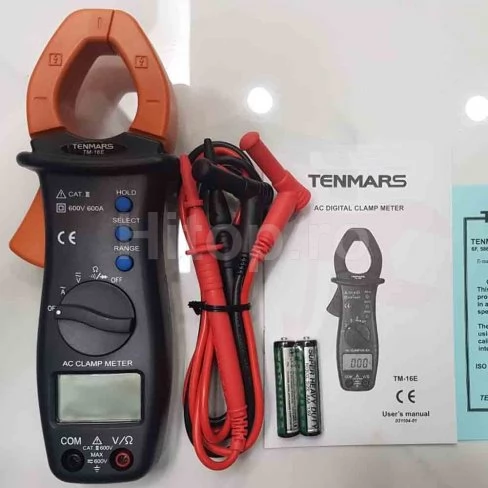 Tenmars AC V, AC A, rezistență, certificat de calibrare