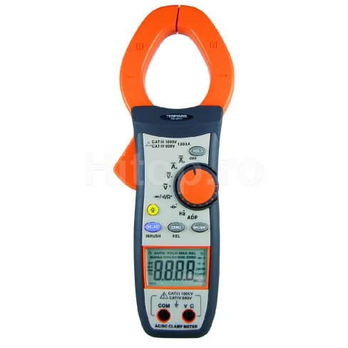 AC/DC Amperi, Rezistență, Capacitate, CAT IV 600V, CAT III 1000V, 1200A, Certificat de calibrare