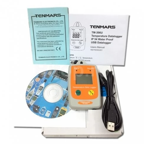 Înregistrator de date de temperatură, Tenmars Taiwan, certificat de calibrare