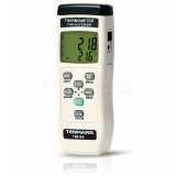 Termometru industrial profesional, 2 canale, suportă sonde K/J/T/E/R/S/N, certificat de calibrare