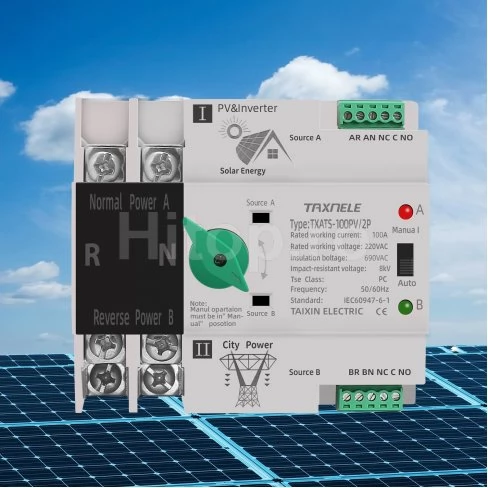 Întrerupător automat monofazat UM SHALTER 2P 100A PV pentru sisteme solare