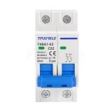 Întrerupător automat MCB 20A, 2P, AC 230/400V – Taxnele TXBA1-20