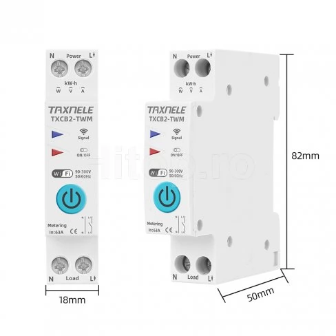 Contor de energie WIFI inteligent multifuncțional, comutator și cronometru
