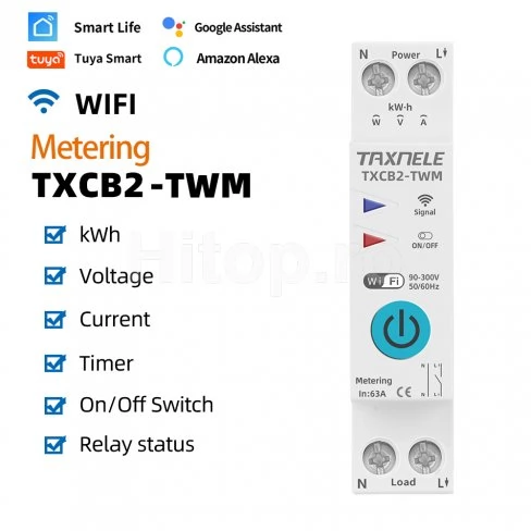 Contor de energie WIFI inteligent multifuncțional, comutator și cronometru