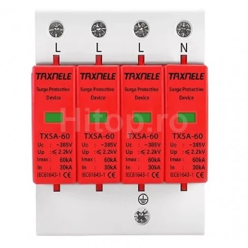 Descărcător catodic trifazat 3P+N 385V 30-60KA UP2.2kV